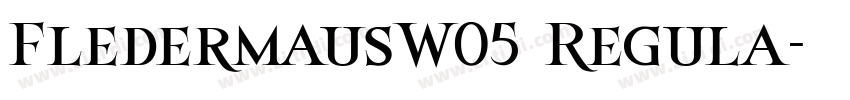 FledermausW05 Regula字体转换